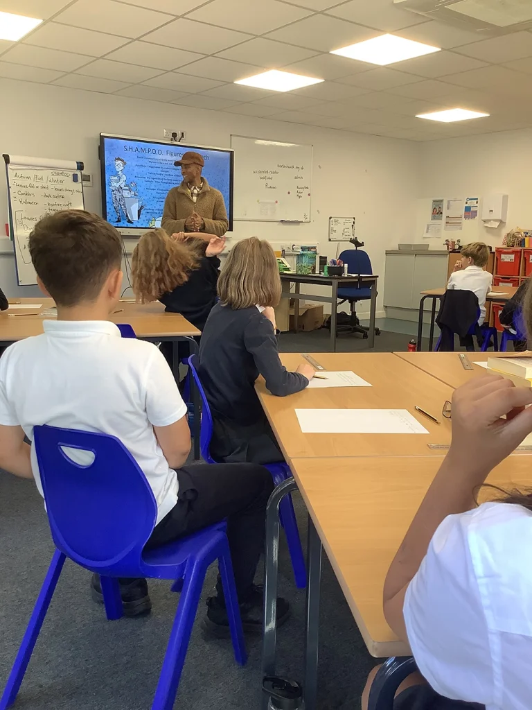 Author visits school to inspire a love of poetry